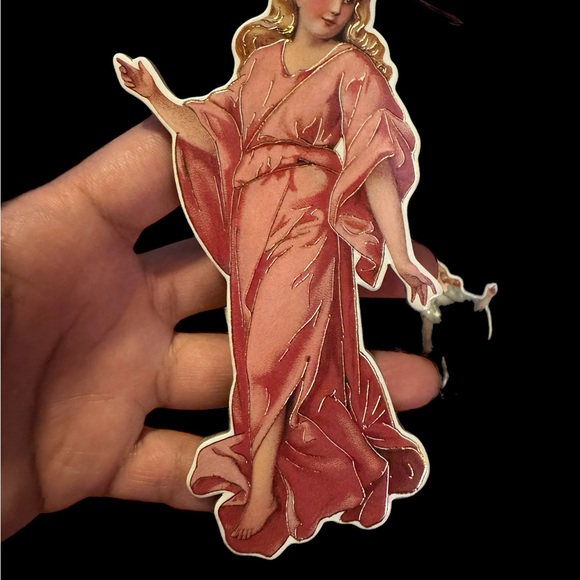 B. Shackman Co. & Others Christmas Ornaments 1991 Angels Victorian lot of 4 - Picture 5 of 9